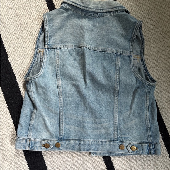 Madewell 2014 Denim Vest with Button Closure - Picture 3 of 5